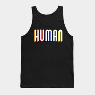 Human - Rainbow Pride Tank Top